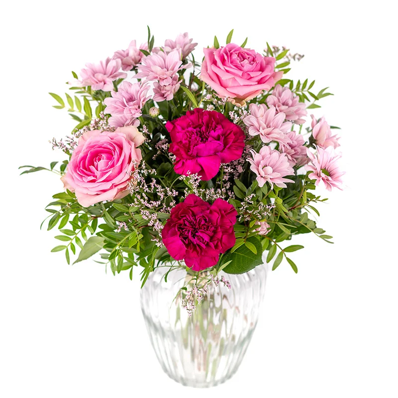 Romantic flower bouquet for love and romance
