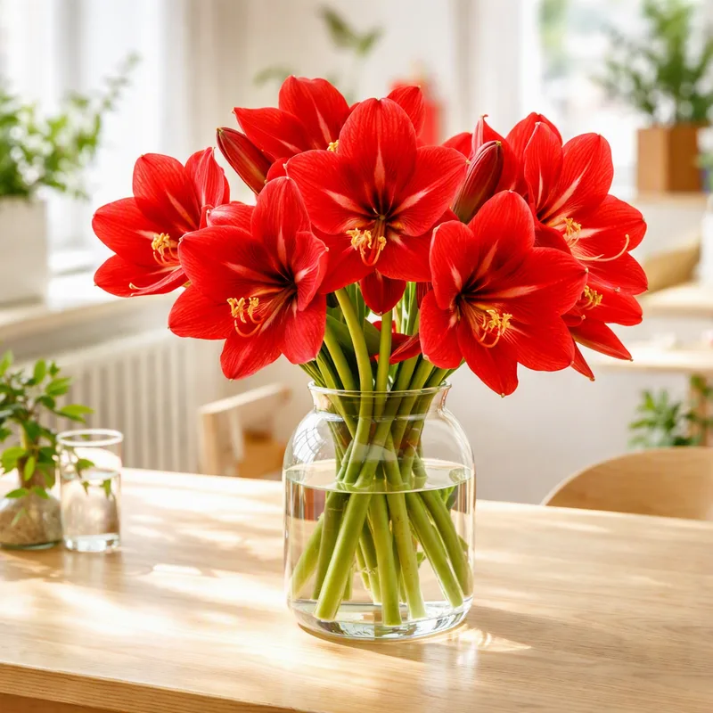 Amaryllis – Red – bilde 2