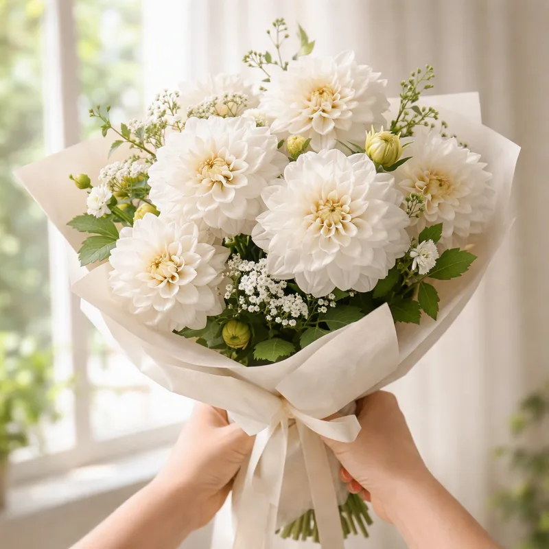 Dahlia – White – bilde 3