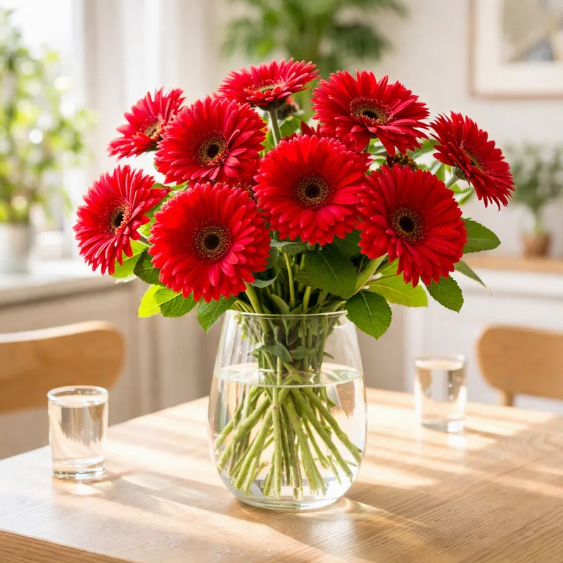Gerbera – Red – bilde 2