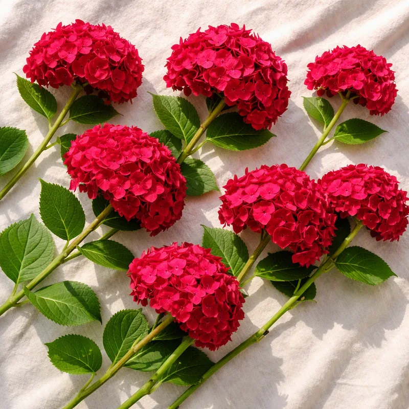 Hydrangea – Red – bilde 4