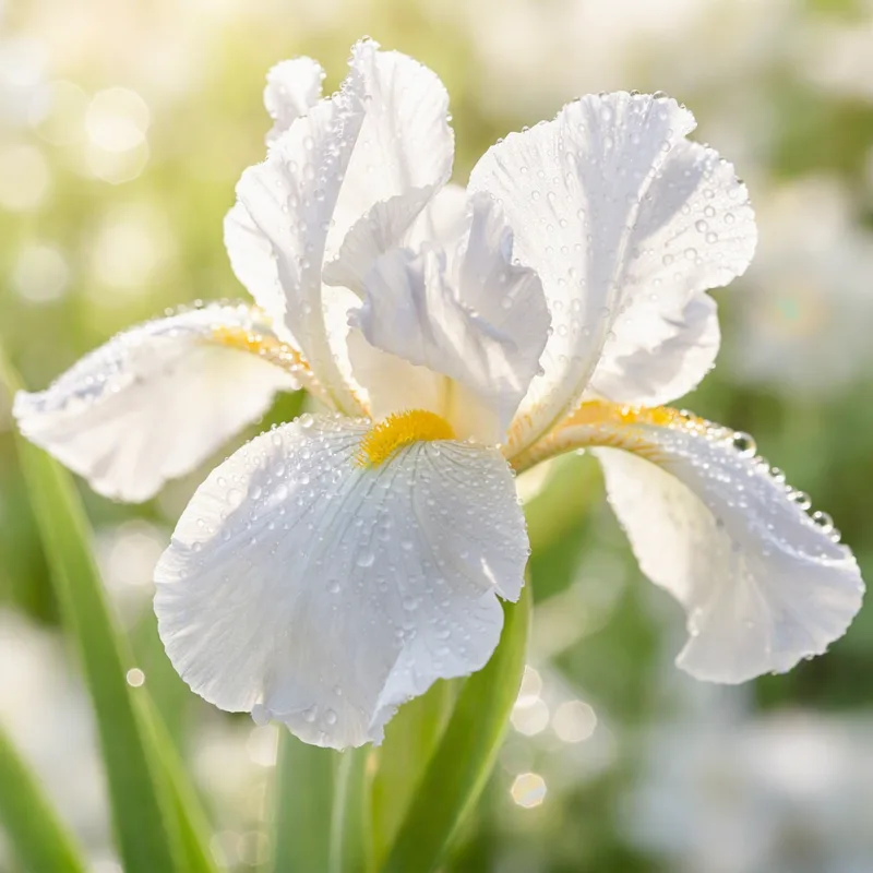 White iris