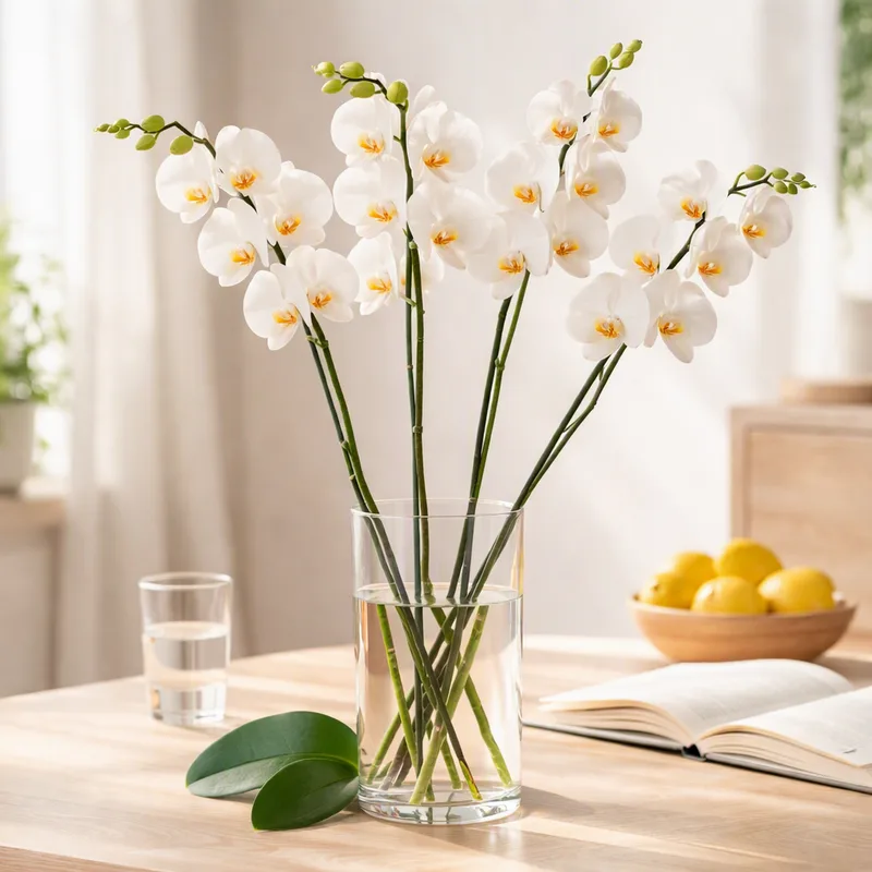 Orchid (Phalaenopsis) – White – bilde 2