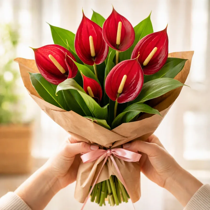 Peace lily – Red – bilde 3