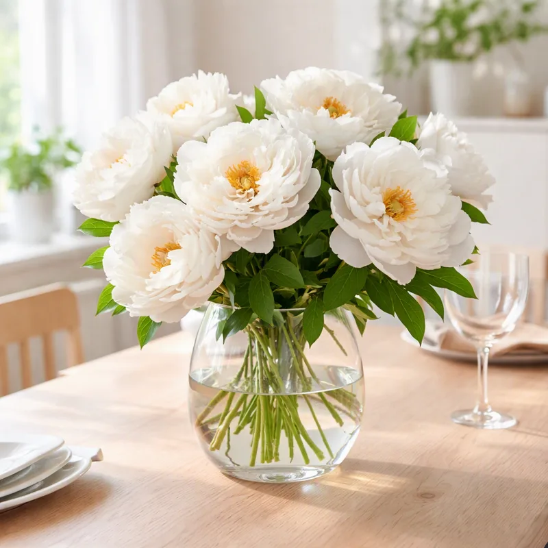 Peony – White – bilde 2