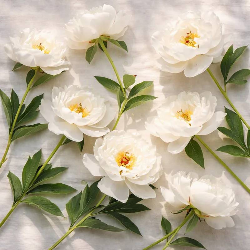 Peony – White – bilde 4