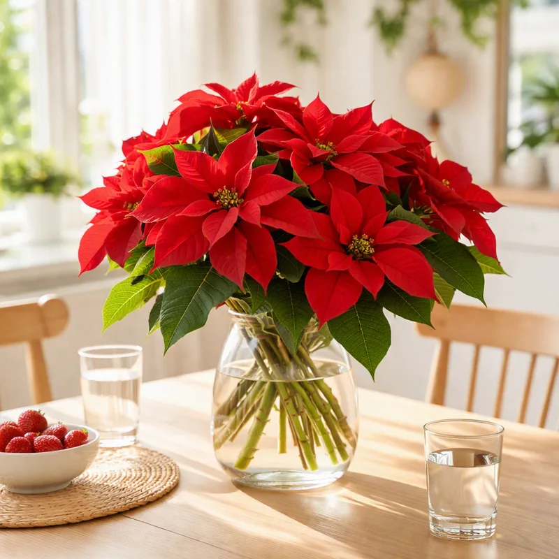 Poinsettia – Red – bilde 2