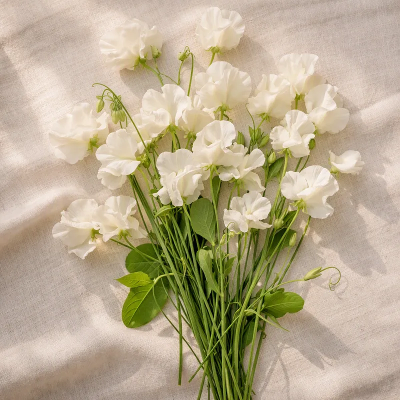 Sweet pea – White – bilde 4